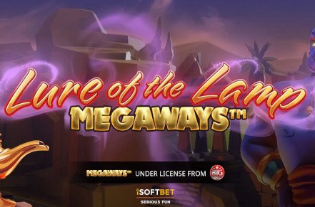 Lure of the Lamp Megaways Slot Logo