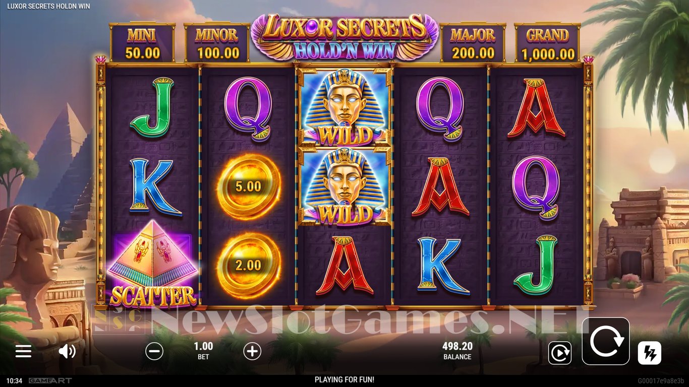 Luxor Secrets Hold n Win Slot Slot Image in Demo - pic. 2