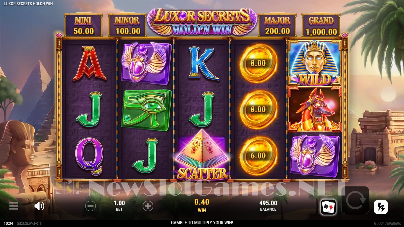 Luxor Secrets Hold n Win Slot Slot Image in Demo - pic. 5