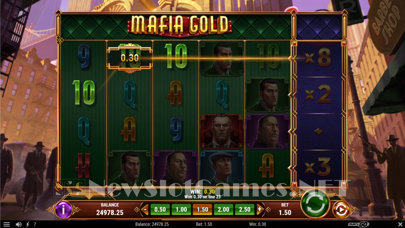 Mafia Gold Slot Slot Image in Demo - pic. 5