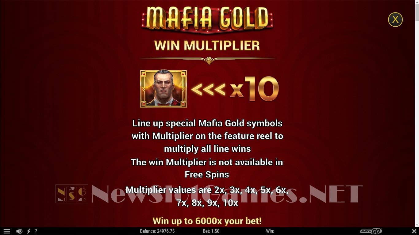 Mafia Gold Slot Slot Image in Demo - pic. 6