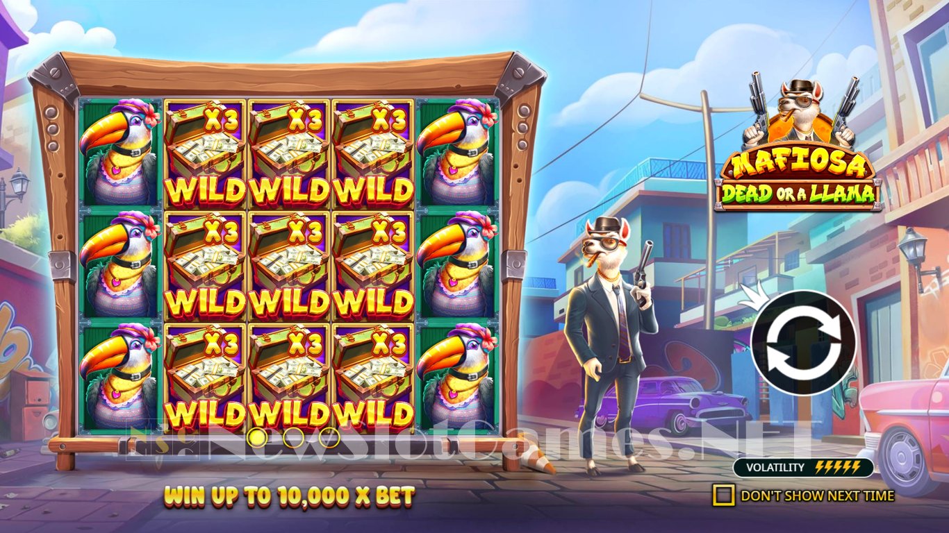 Mafiosa Dead or a Llama Slot Demo Image