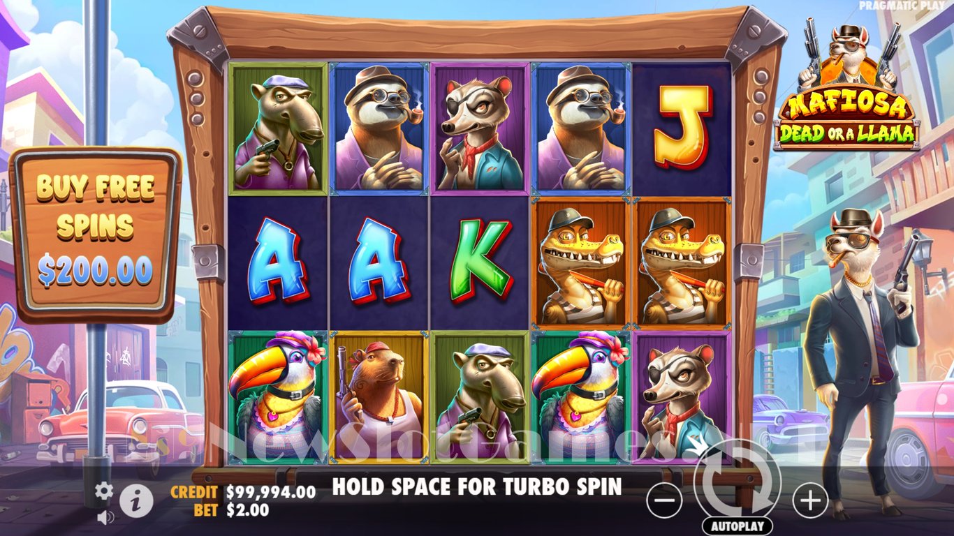 Mafiosa Dead or a Llama Slot Slot Image in Demo - pic. 3