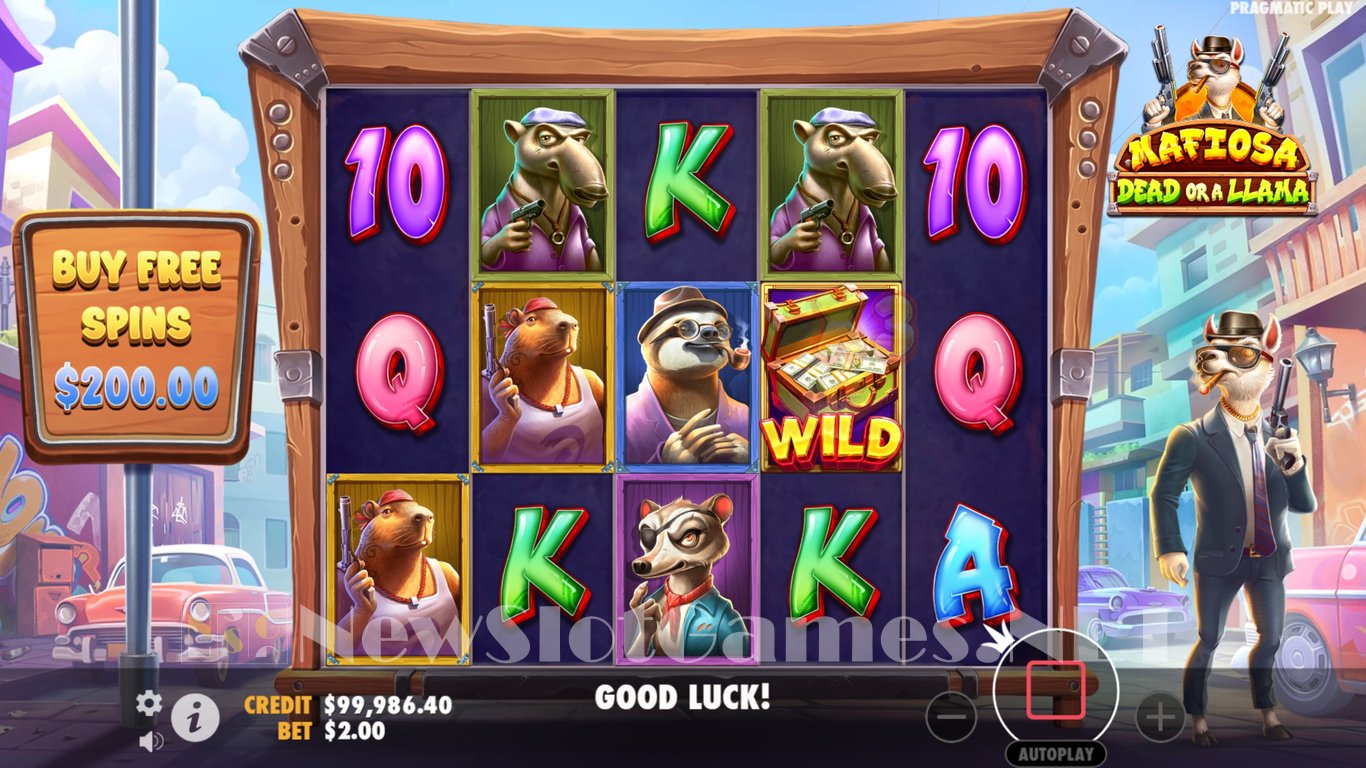 Mafiosa Dead or a Llama Slot Slot Image in Demo - pic. 5