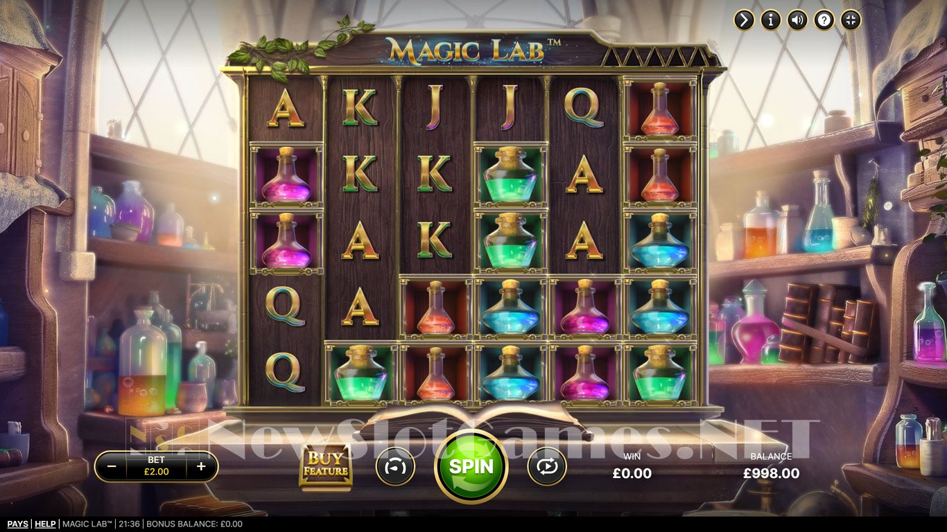 Magic Lab Slot Review & Demo by NetEnt - Play Free Online