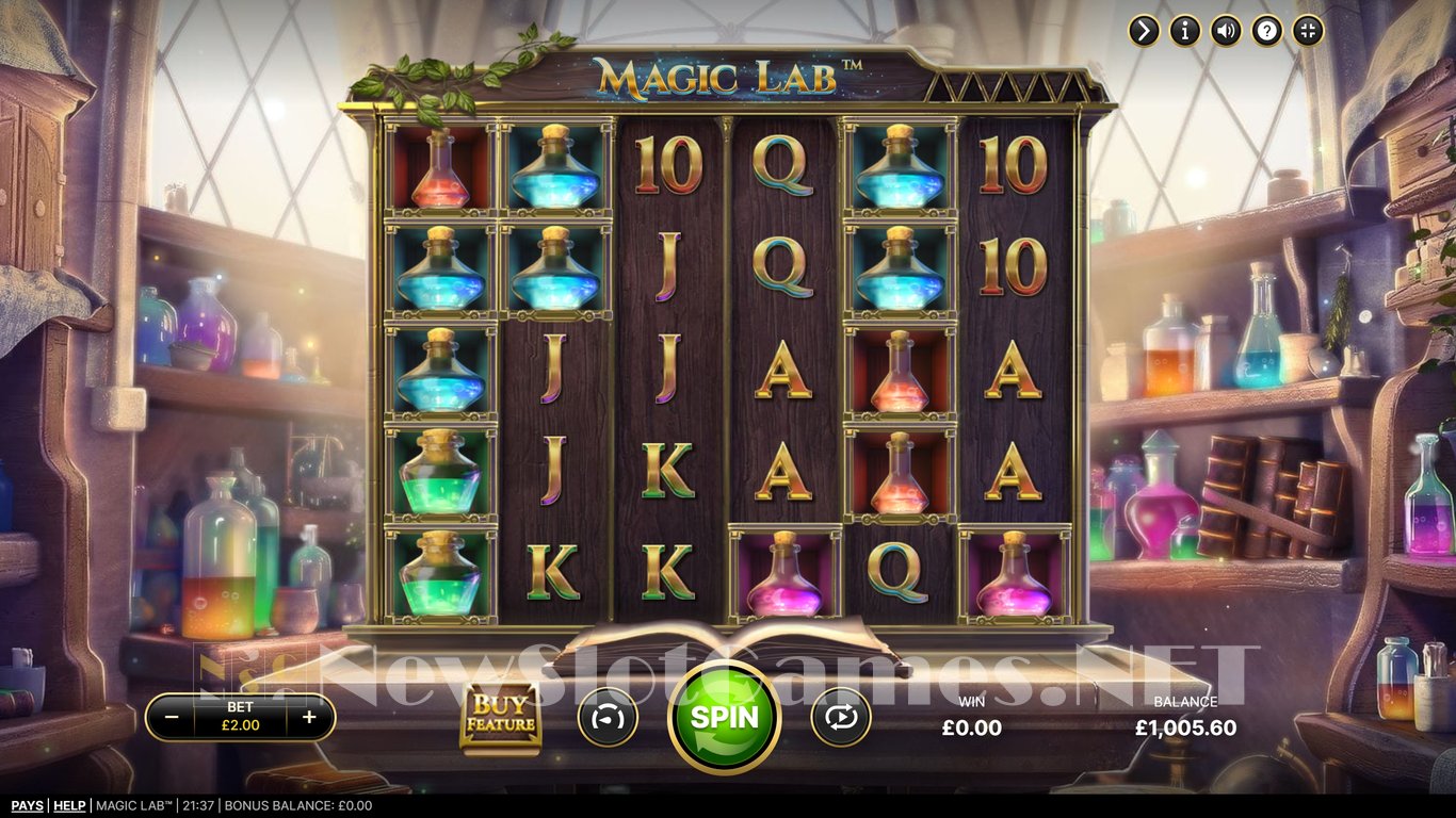 Magic Lab Slot Review & Demo by NetEnt - Play Free Online