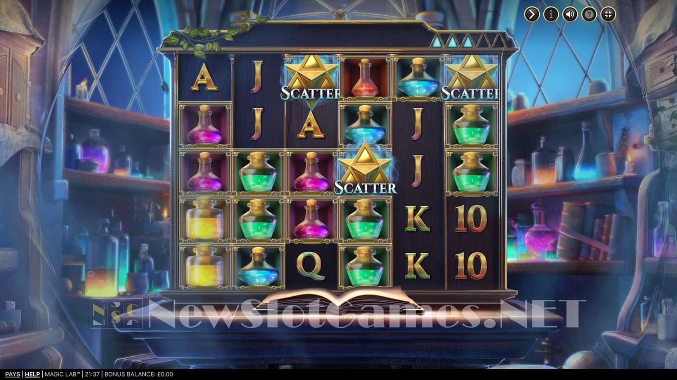 Magic Lab Slot Review & Demo by NetEnt - Play Free Online
