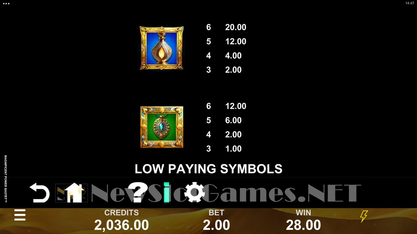 Magnificent Power Bastet Slot Slot Image in Demo - pic. 11