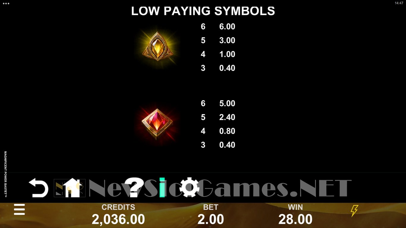 Magnificent Power Bastet Slot Slot Image in Demo - pic. 12