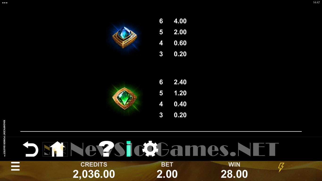 Magnificent Power Bastet Slot Slot Image in Demo - pic. 13