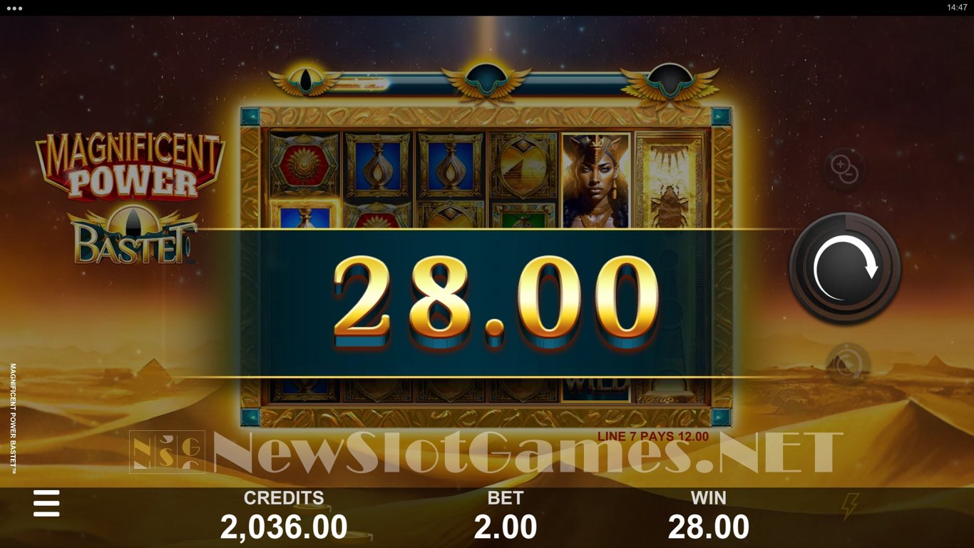 Magnificent Power Bastet Slot Slot Image in Demo - pic. 8