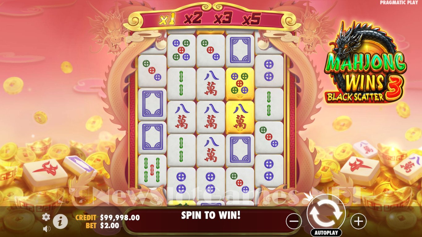 Mahjong Wins 3 - Black Scatter Slot Demo Image