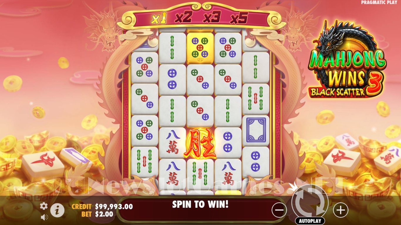 Mahjong Wins 3 - Black Scatter Slot Slot Image in Demo - pic. 6