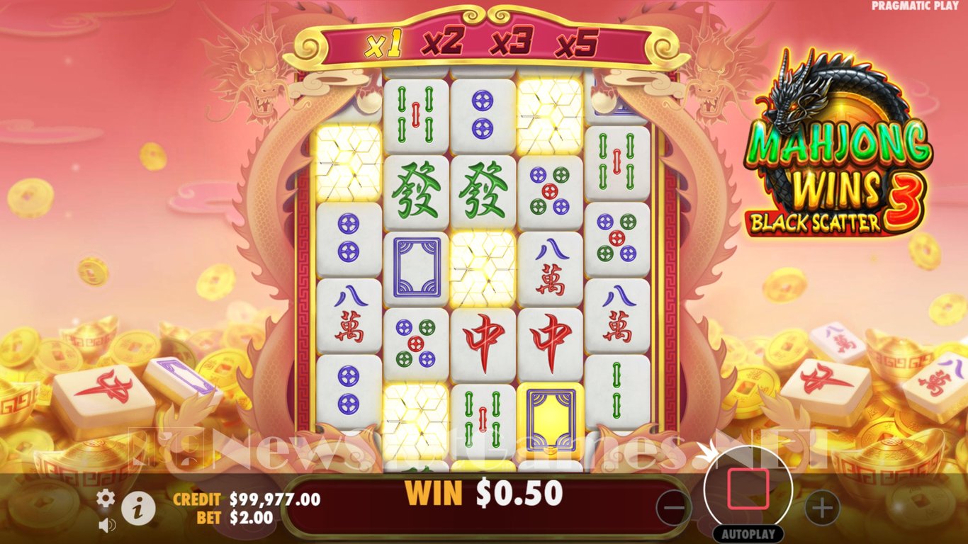 Mahjong Wins 3 - Black Scatter Slot Slot Image in Demo - pic. 9