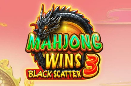 Mahjong Wins 3 - Black Scatter Slot Logo