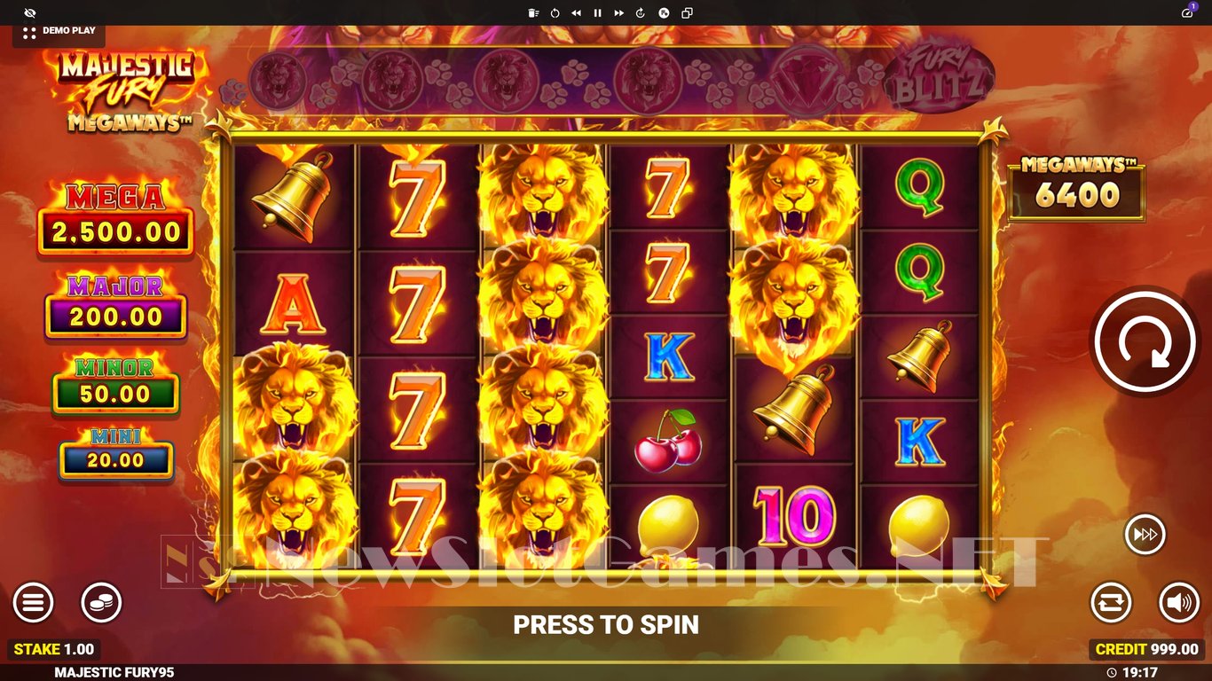 Majestic Fury Megaways Slot Slot Image in Demo - pic. 2
