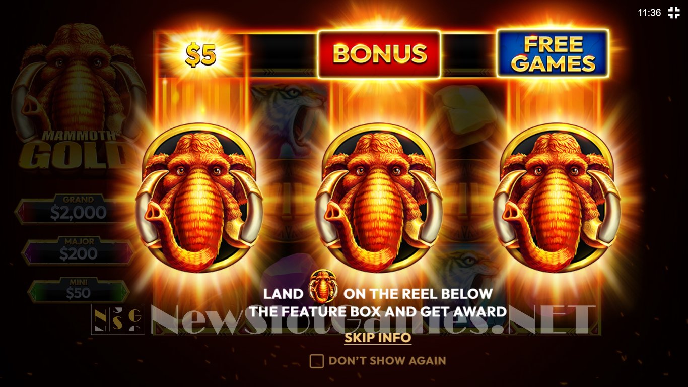 Mammoth Gold Slot Slot Image in Demo - pic. 2