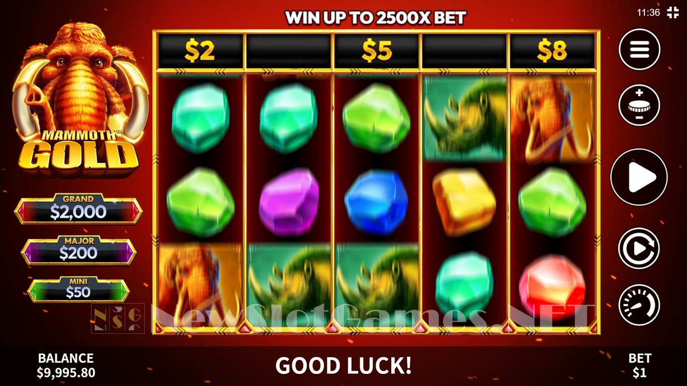 Mammoth Gold Slot Slot Image in Demo - pic. 5