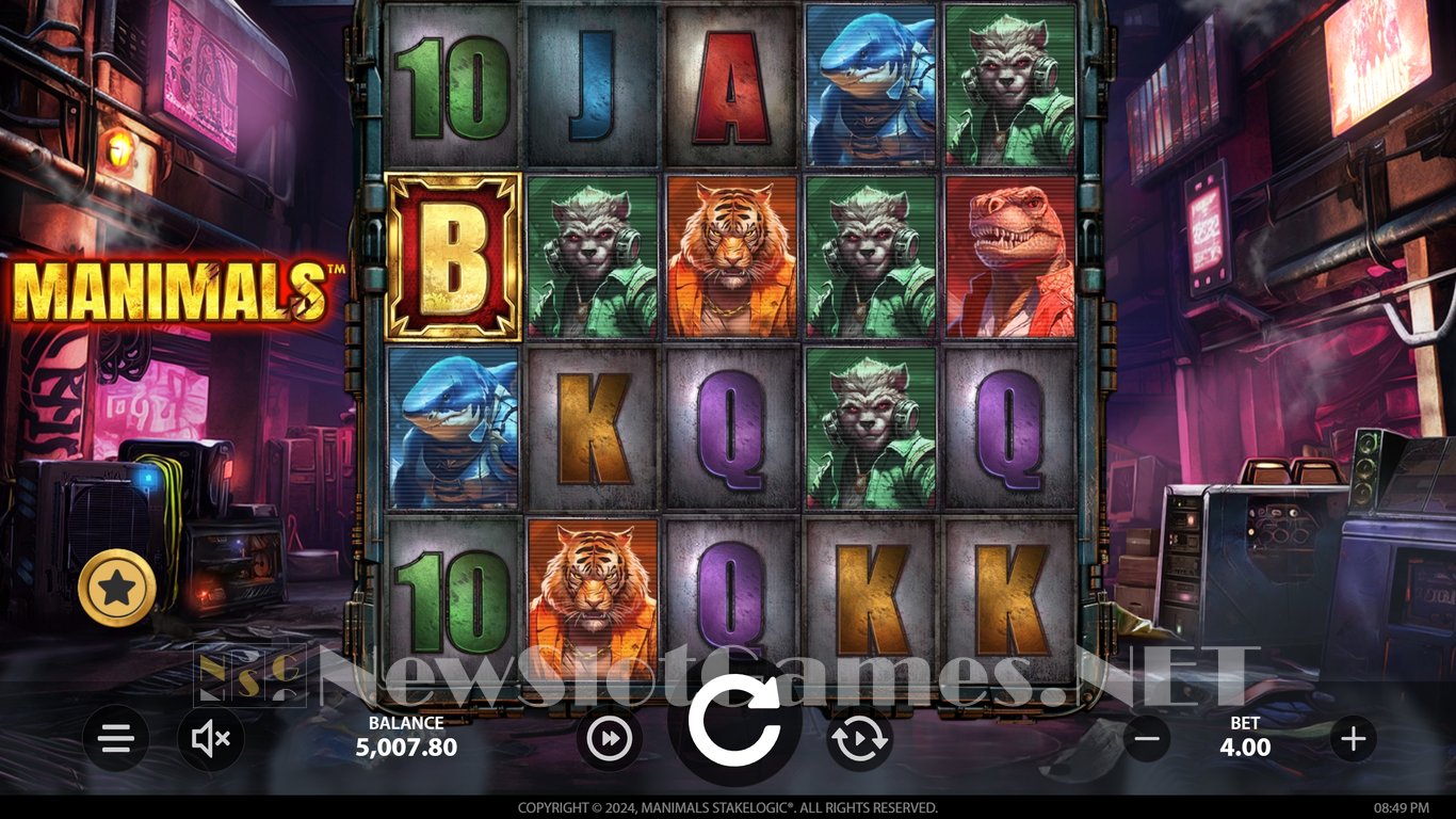 Manimals Slot Demo Image