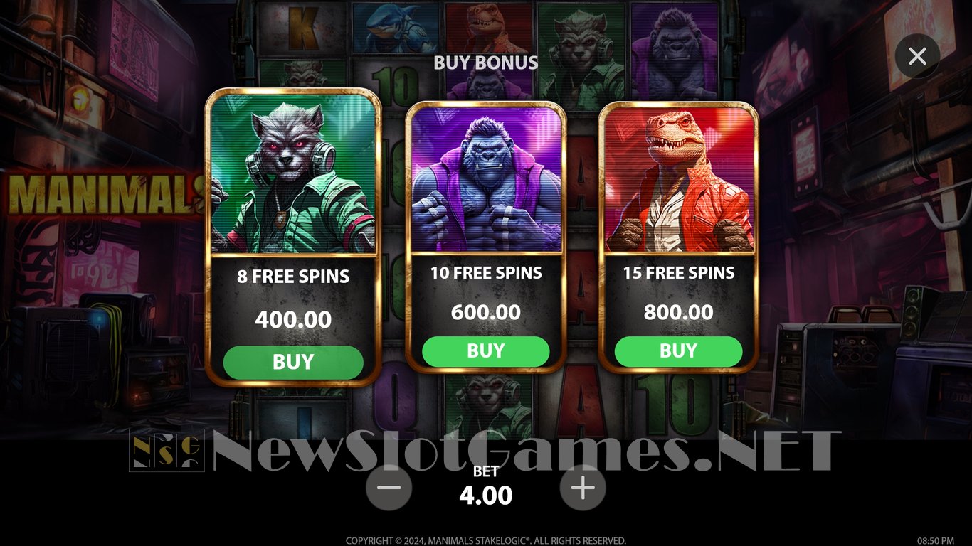 Manimals Slot Slot Image in Demo - pic. 3