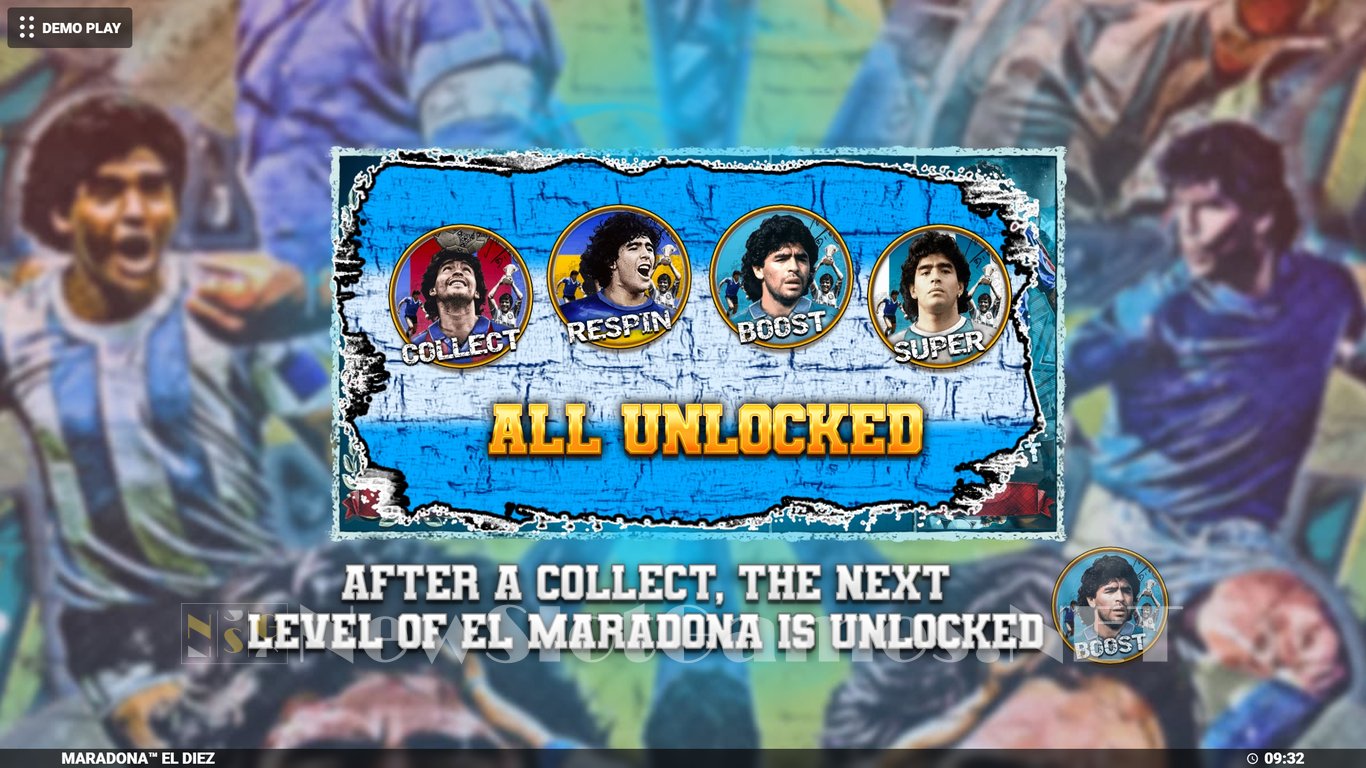 Maradona El Diez Slot Demo Image