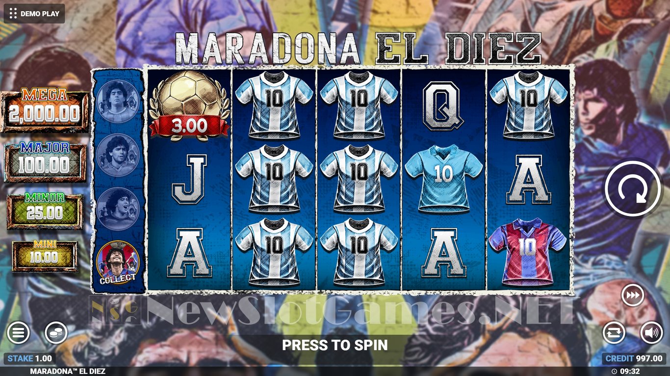 Maradona El Diez Slot Slot Image in Demo - pic. 2