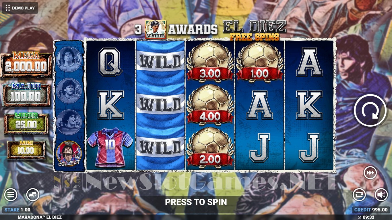Maradona El Diez Slot Slot Image in Demo - pic. 3