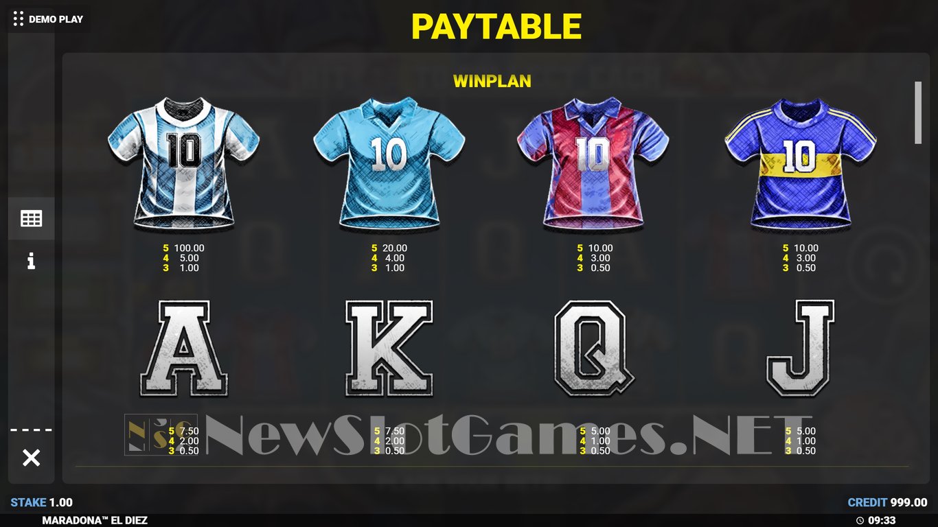 Maradona El Diez Slot Slot Image in Demo - pic. 9