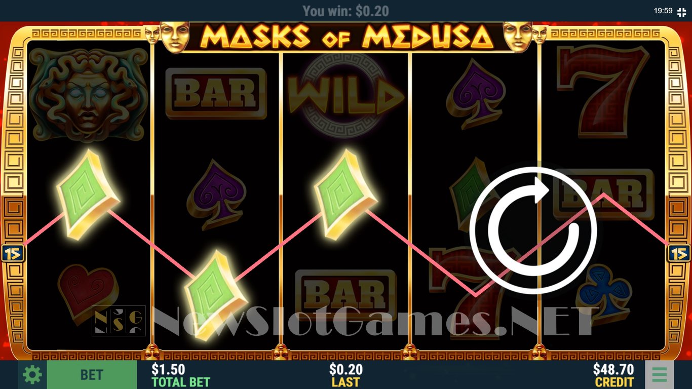 Masks of Medusa Slot Demo Image