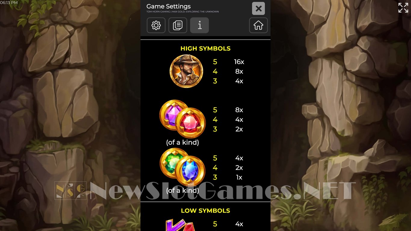 Max Gold Exploring the Unknown Slot Slot Image in Demo - pic. 11