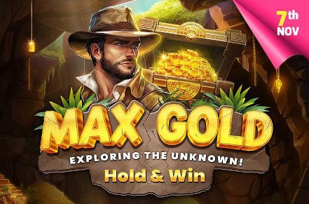 Max Gold Exploring the Unknown Slot Logo
