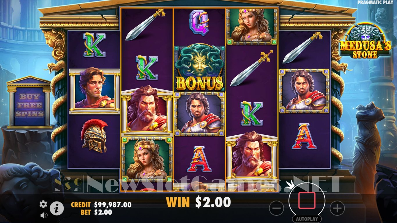 Medusas Stone Slot Slot Image in Demo - pic. 3