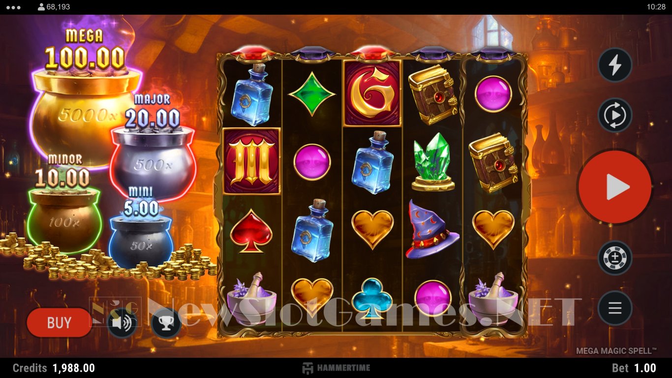 Mega Magic Spell Slot Slot Image in Demo - pic. 3