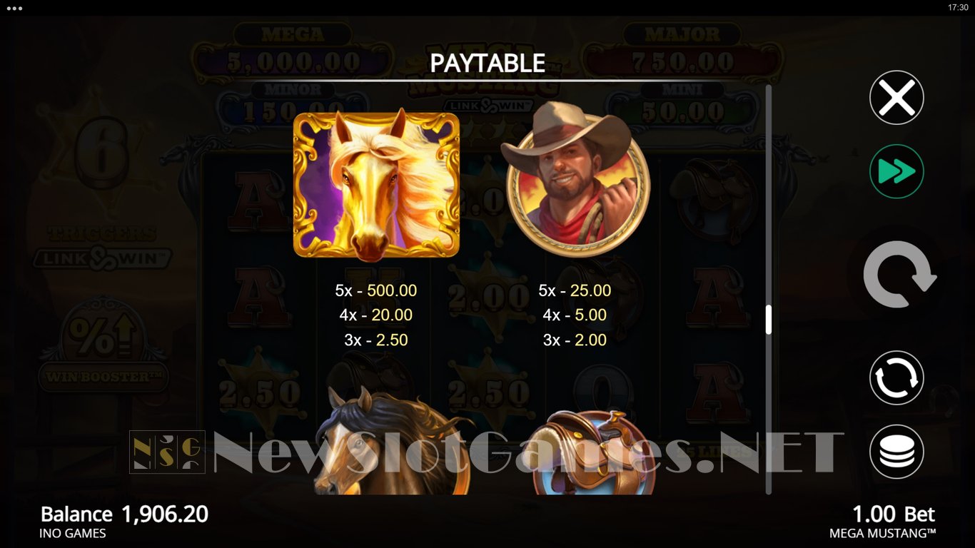 Mega Mustang Slot Slot Image in Demo - pic. 8