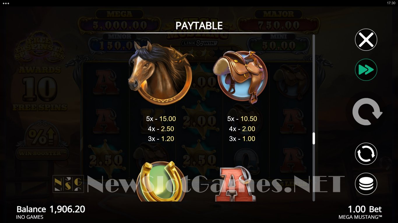 Mega Mustang Slot Slot Image in Demo - pic. 9
