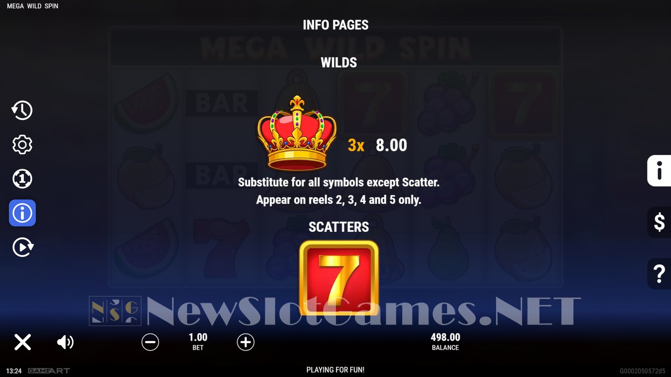 Mega Wild Spin Slot Slot Image in Demo - pic. 7