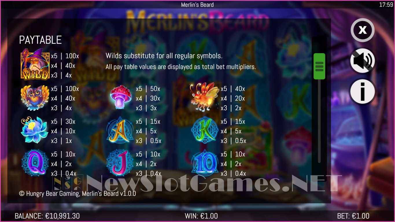 Merlins Beard Slot Slot Image in Demo - pic. 9