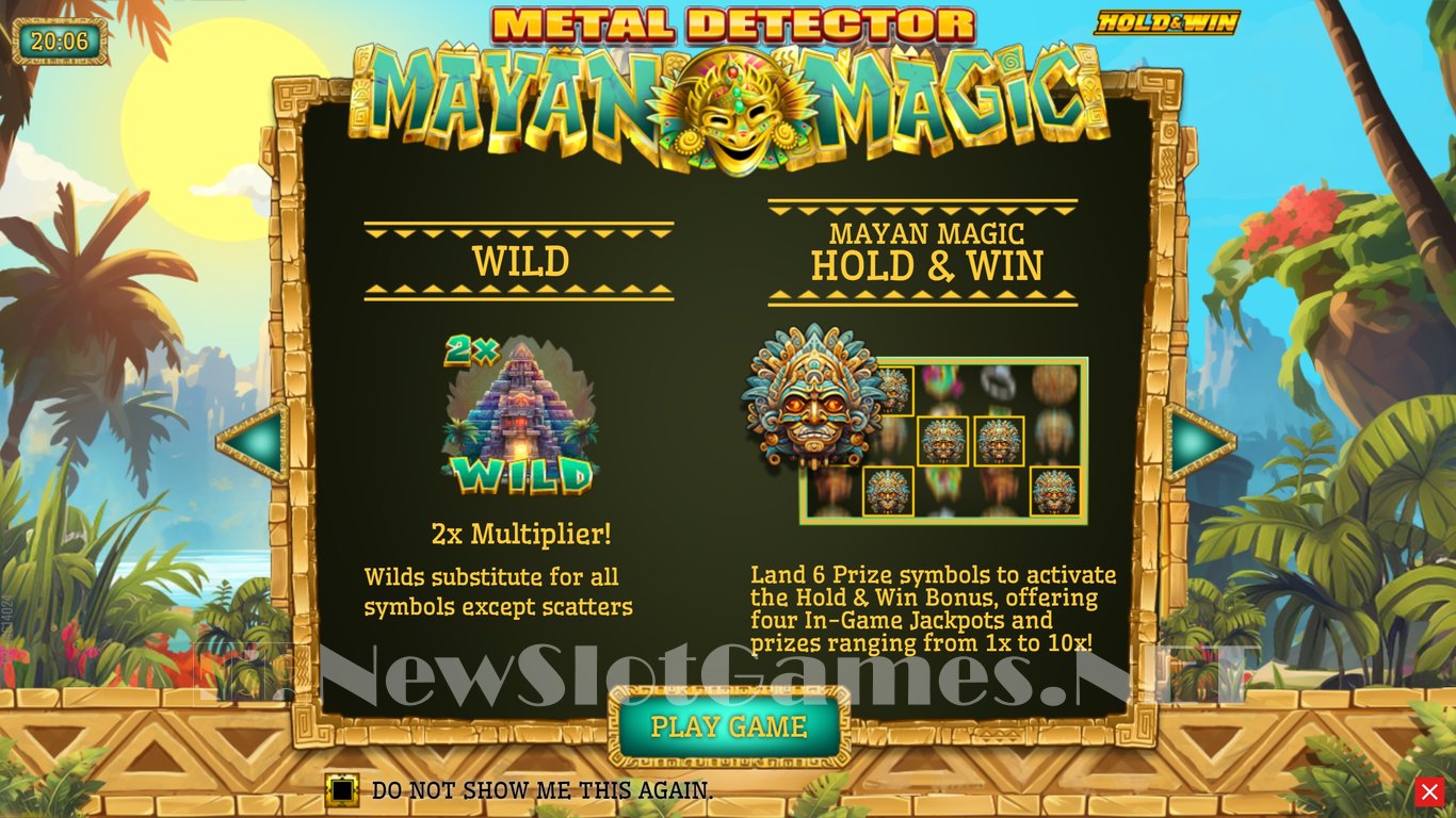 Metal Detector Mayan Magic Slot Demo Image