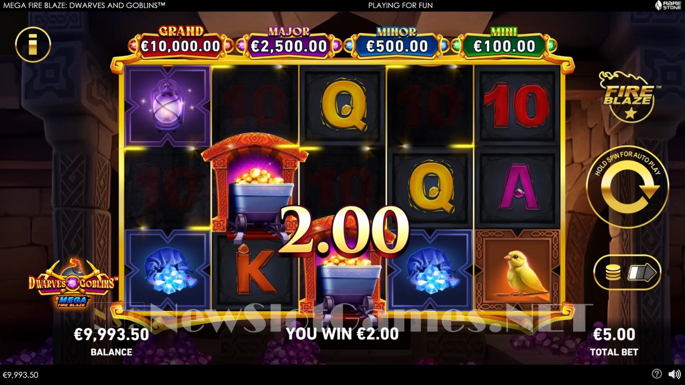 Mega Fire Blaze Dwarves And Goblins Slot Slot Image in Demo - pic. 2