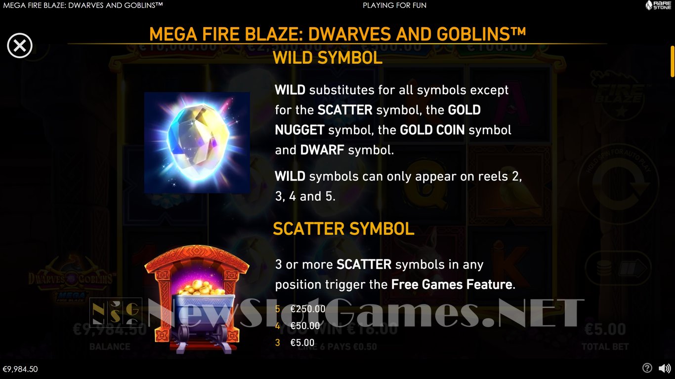Mega Fire Blaze Dwarves And Goblins Slot Slot Image in Demo - pic. 6