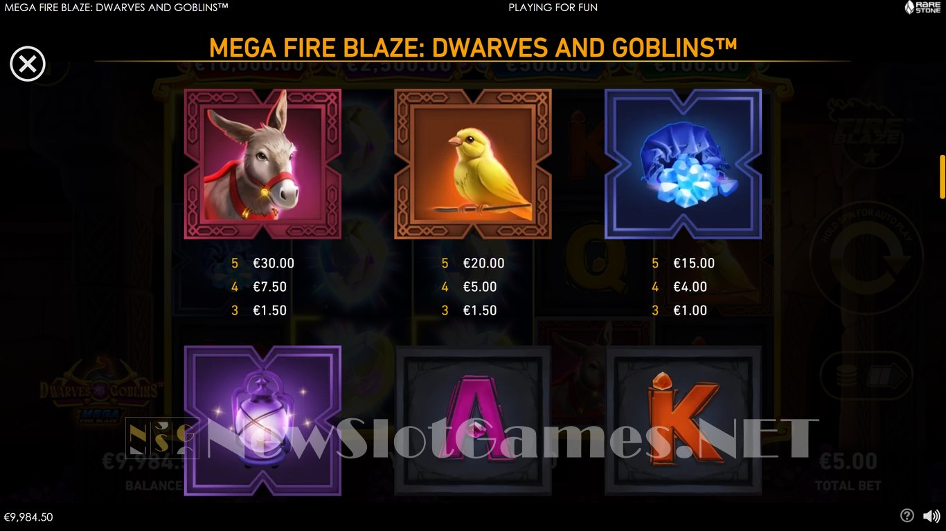 Mega Fire Blaze Dwarves And Goblins Slot Slot Image in Demo - pic. 7