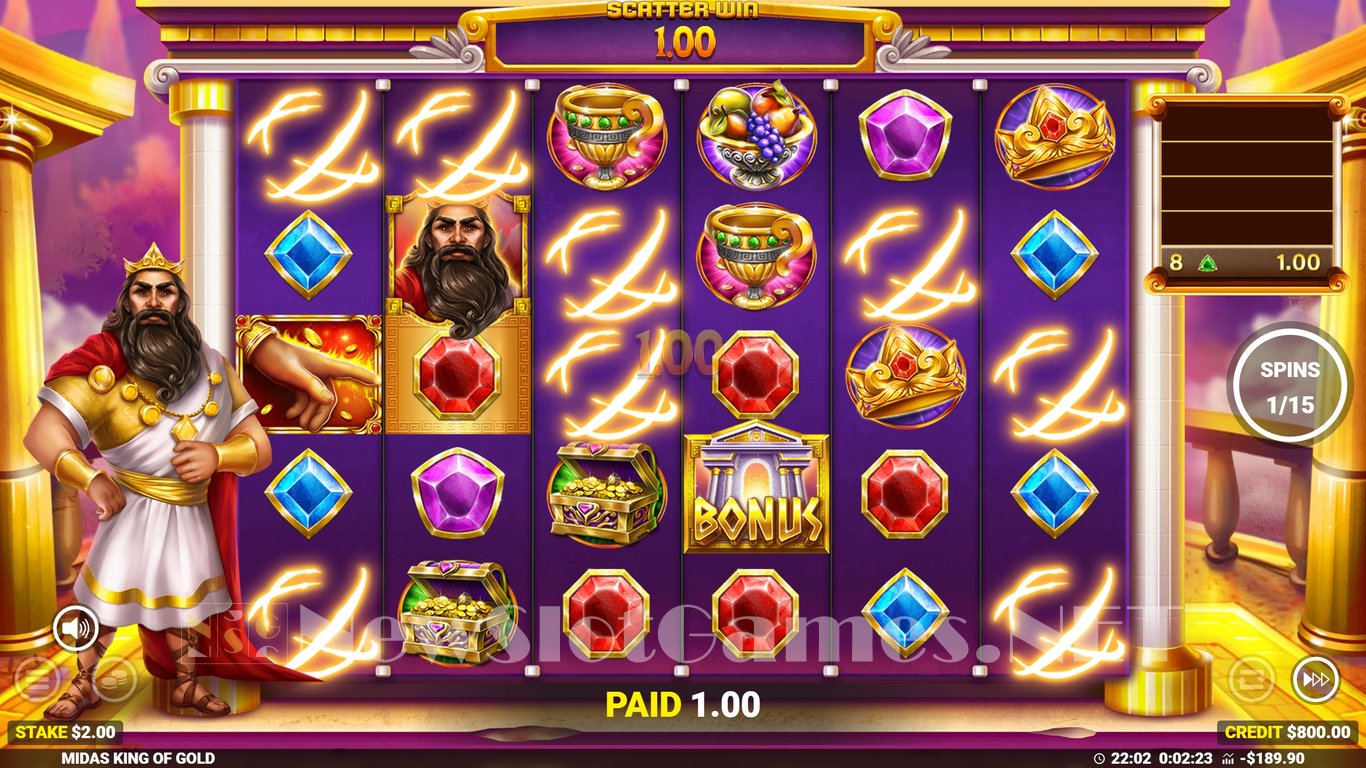 Midas King of Gold Slot Slot Image in Demo - pic. 10