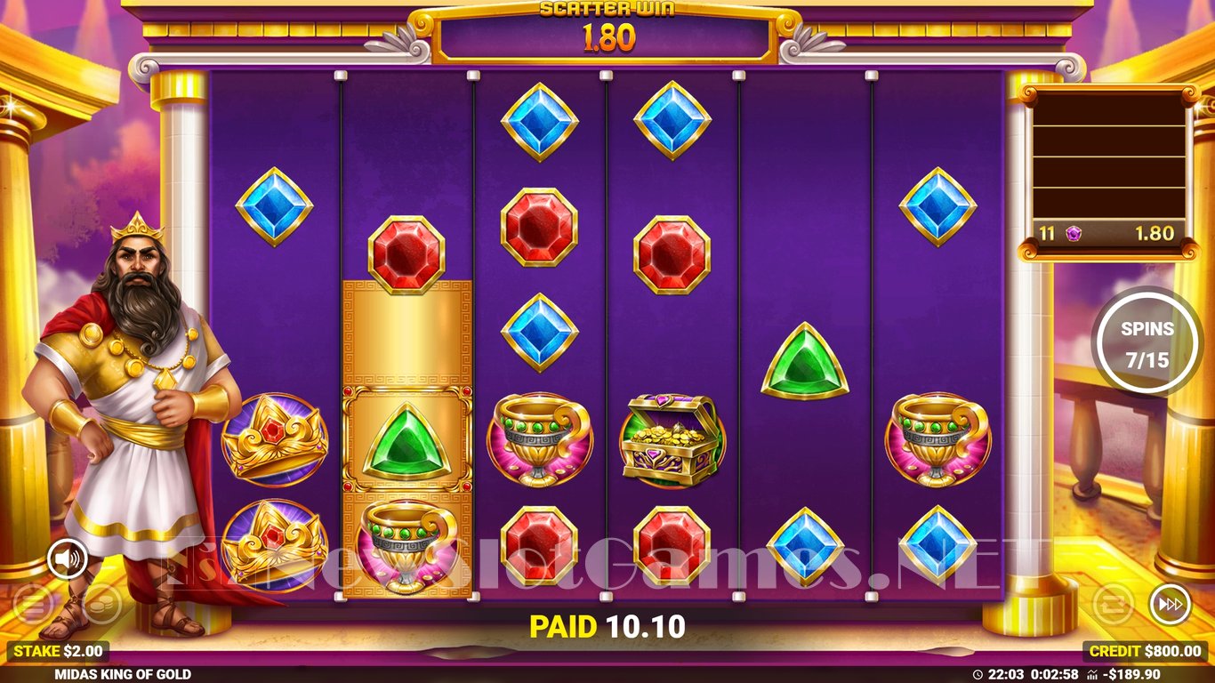 Midas King of Gold Slot Slot Image in Demo - pic. 11
