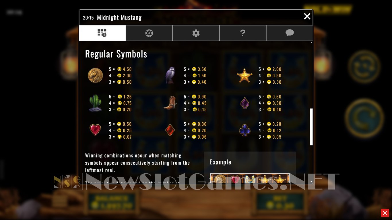 Midnight Mustang Slot Slot Image in Demo - pic. 8