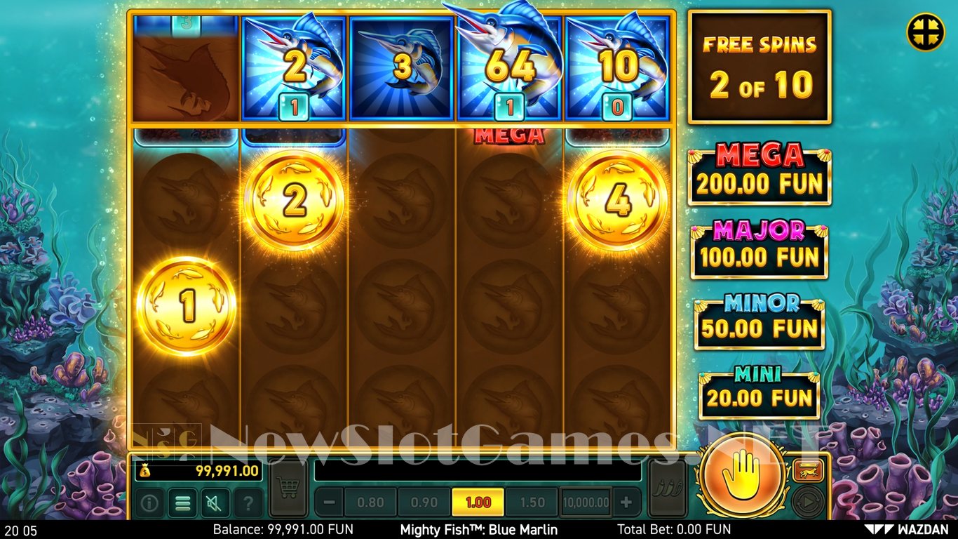 Mighty Fish Blue Marlin Slot Slot Image in Demo - pic. 7