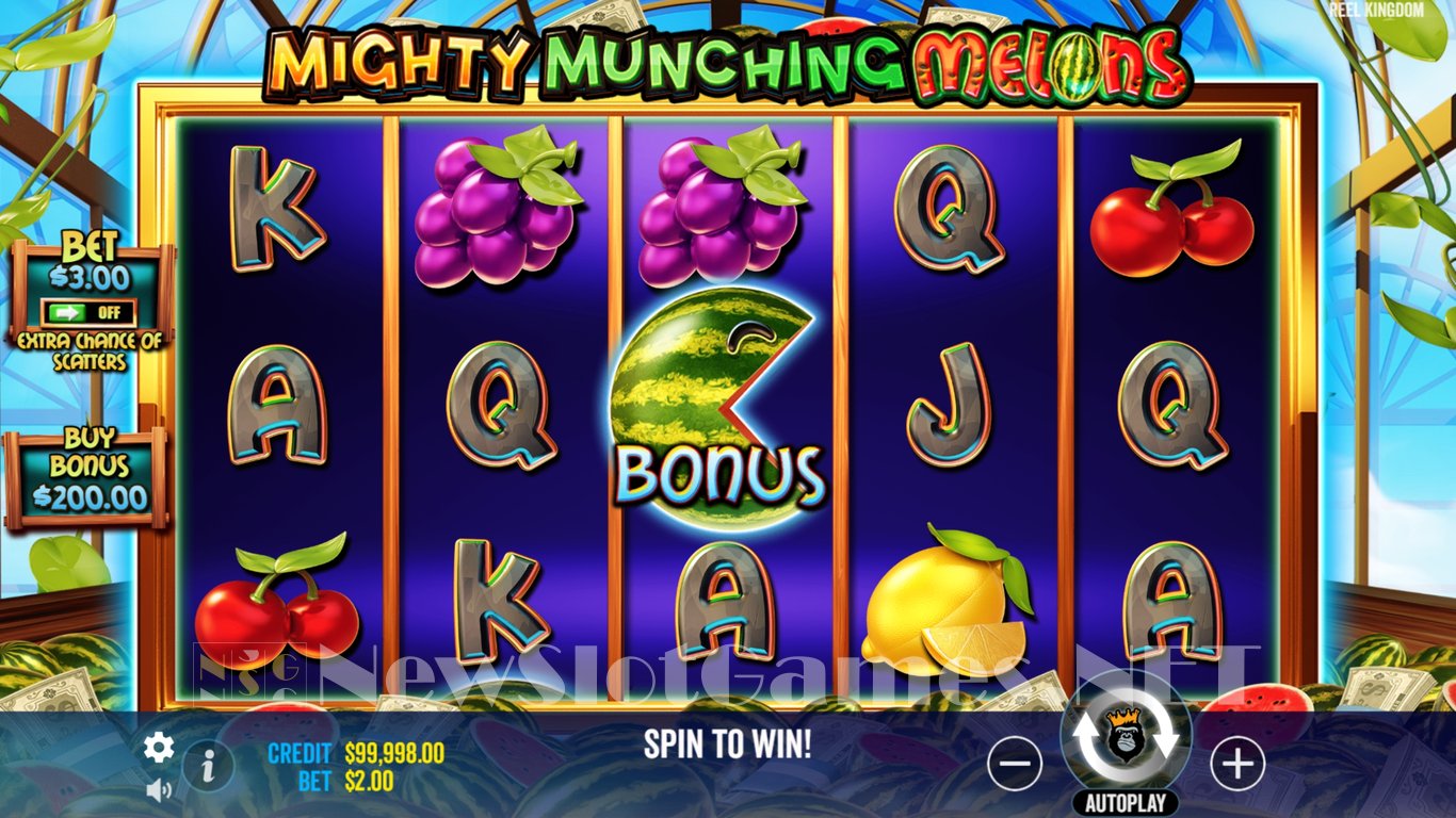 Mighty Munching Melons Slot Demo Image