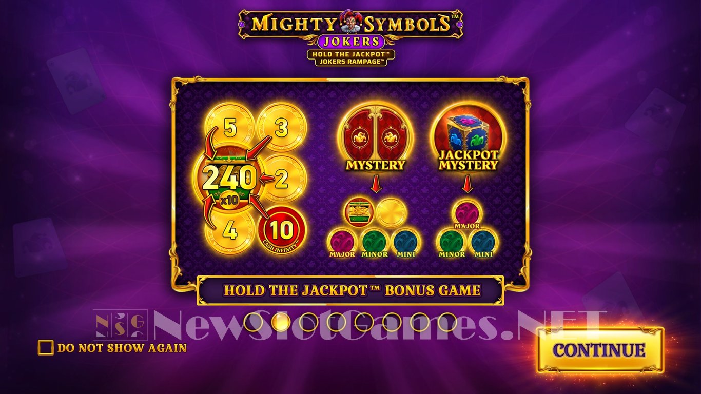 Mighty Symbols Jokers Slot Demo Image