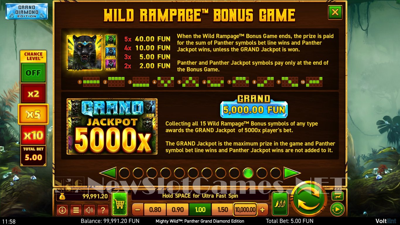 Mighty Wild Panther Grand Diamond Edition Slot Slot Image in Demo - pic. 16