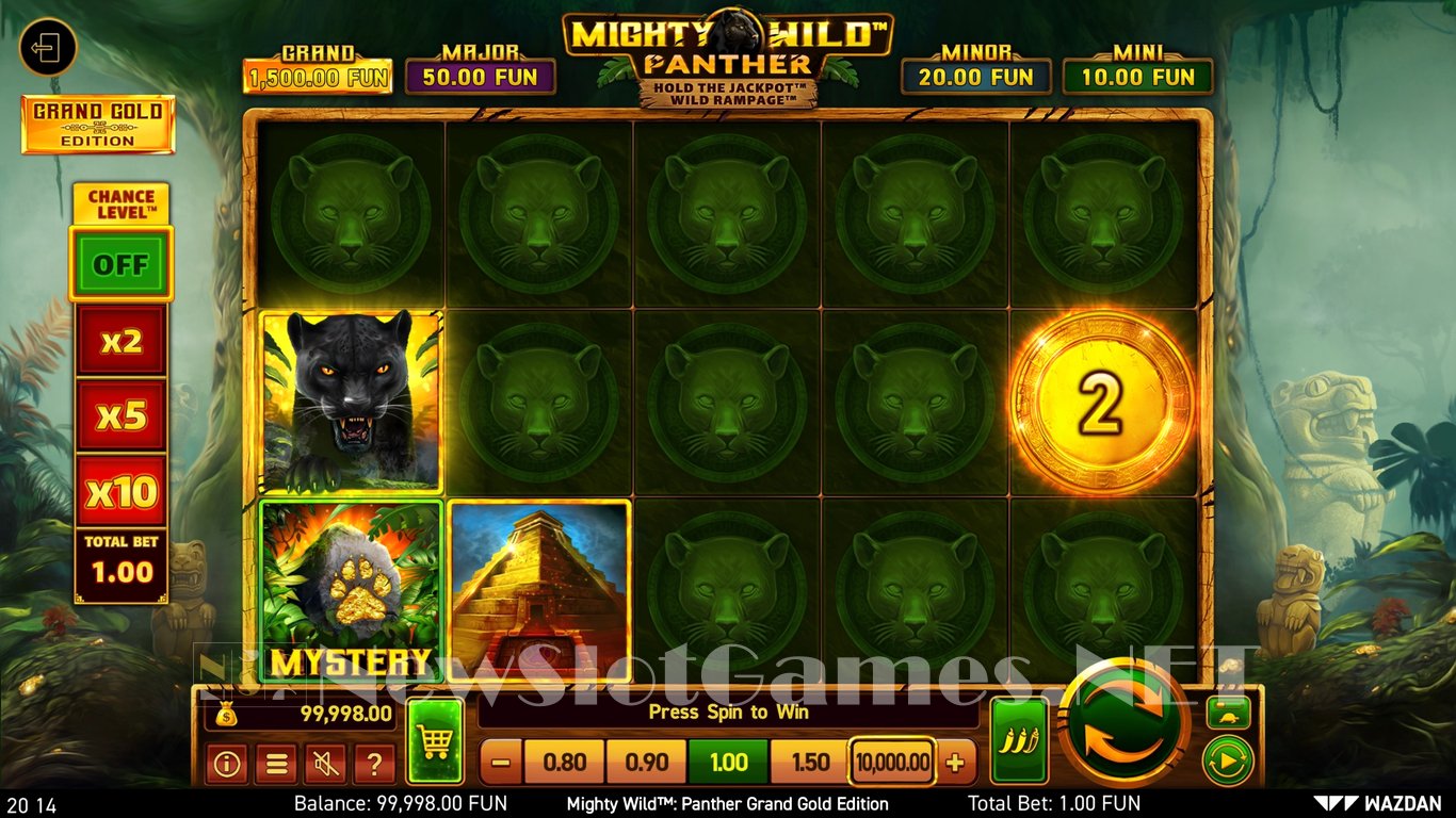 Mighty Wild Panther Grand Gold Edition Slot Slot Image in Demo - pic. 2
