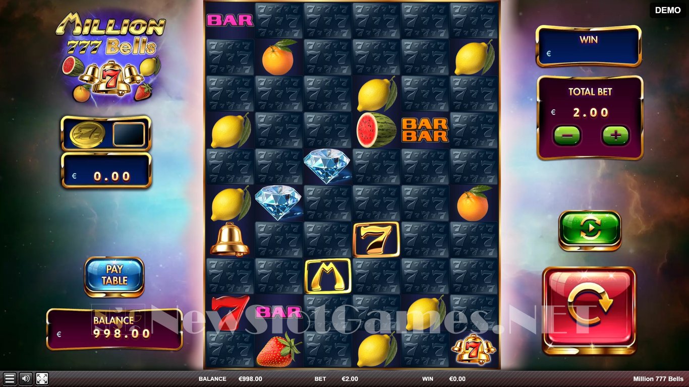 Million 777 Bells Slot Demo Image